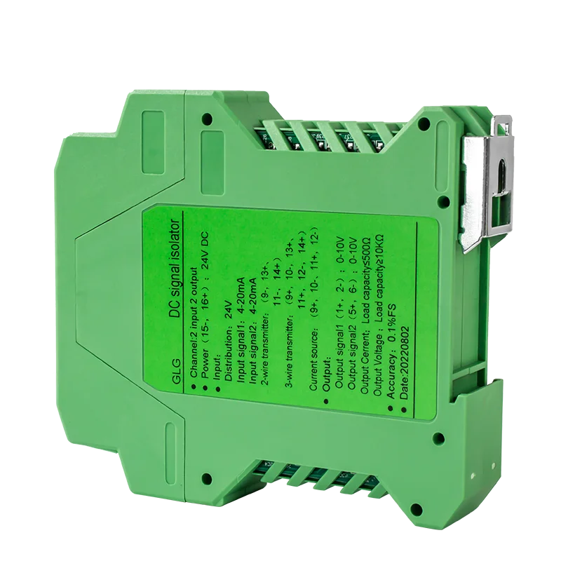 Isolador de Sinal dc Plc Amplificador de Sinal Conversor Analógico de Potência 420ma Dc24v em 1out