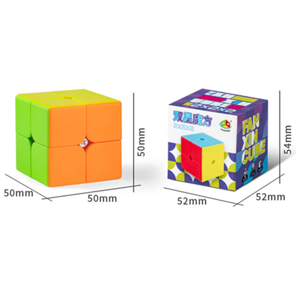 FanXin Magic Cube 2x2x2 3x3x3 4x4x4 5x5x5 Pyraminx Axis Cubo Magico Children's Puzzle Toys Magic Cube Professional Speed Cubes