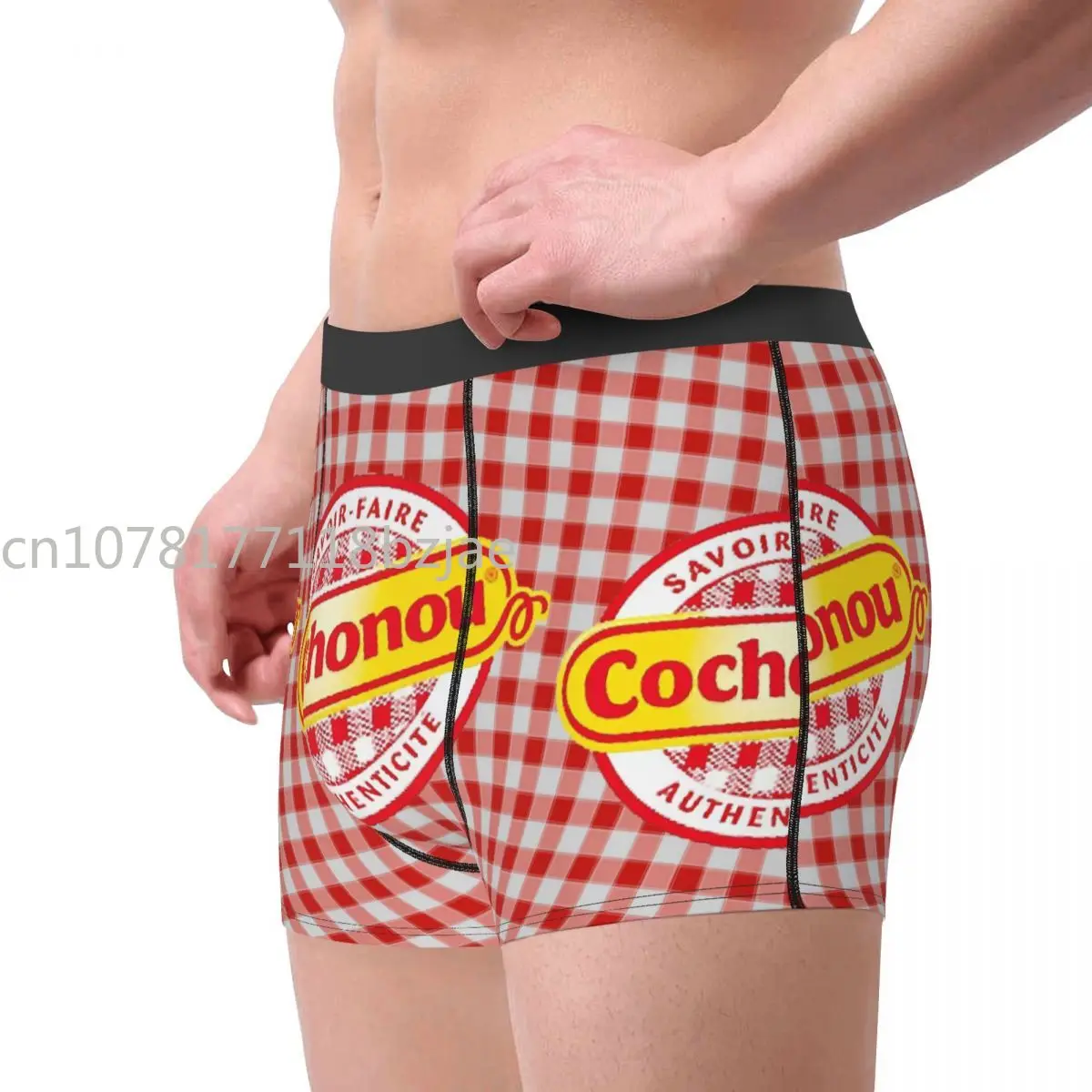 Pig niconou logotipo boxer para homens, roupa interior, muito respirável, qualidade superior, ideia do presente