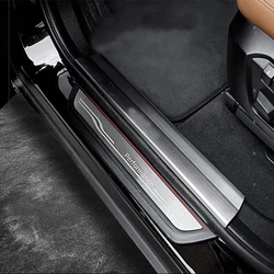 Accessories For BMW 1 3 4 5 Series F10 F20 F30 F34 X1 X3 X5 X6 Welcome pedal Door Sill Scuff Plate Guards Protector Cover strips