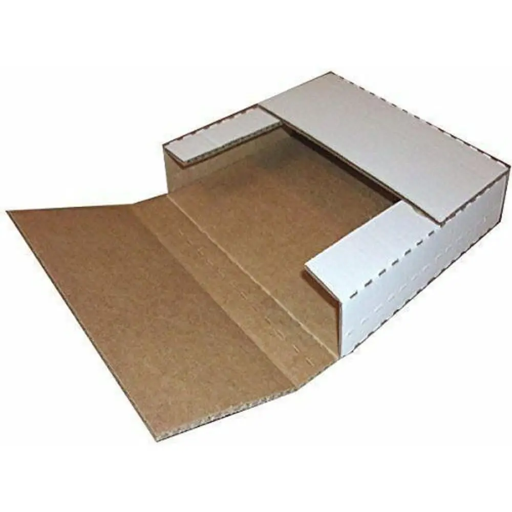 

100 Pack Premium Record Album Mailers with Adjustable Depth for Laser Disc Storage