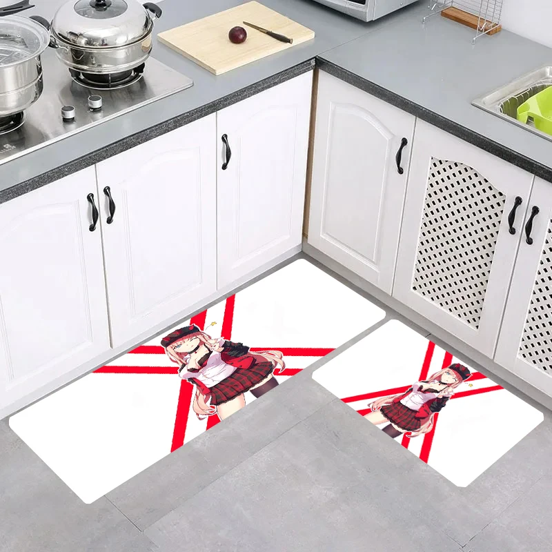 Rugs Darling in the FRANXX Room Mats Door Mat Kitchen Carpet Carpets Balcony Home Foot Rug Doormat Entrance Bathroom Bath House