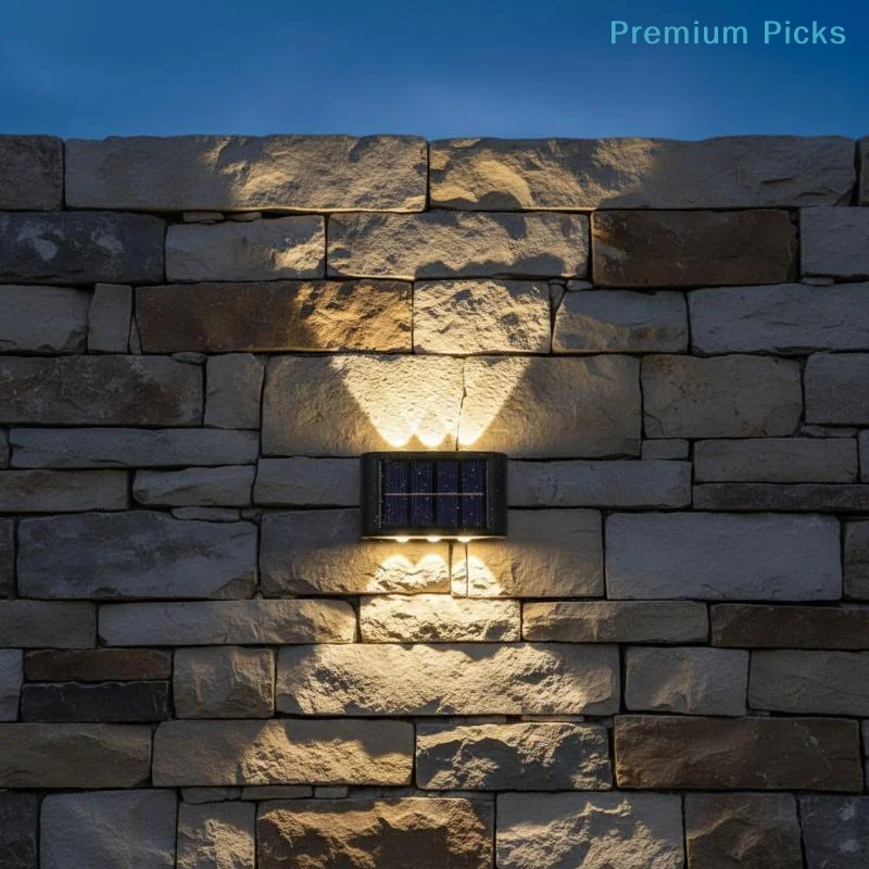 Wall-mounted Solar-powered LED Light Waterproof Garden Decorative Atmosphere Light Not Requiring Electricity From The House