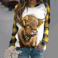 Animal Cow 3d Print felpe con cappuccio moda donna felpa con cappuccio girocollo animale Harajuku Kawaii cappotti donna felpe abbigliamento ragazza