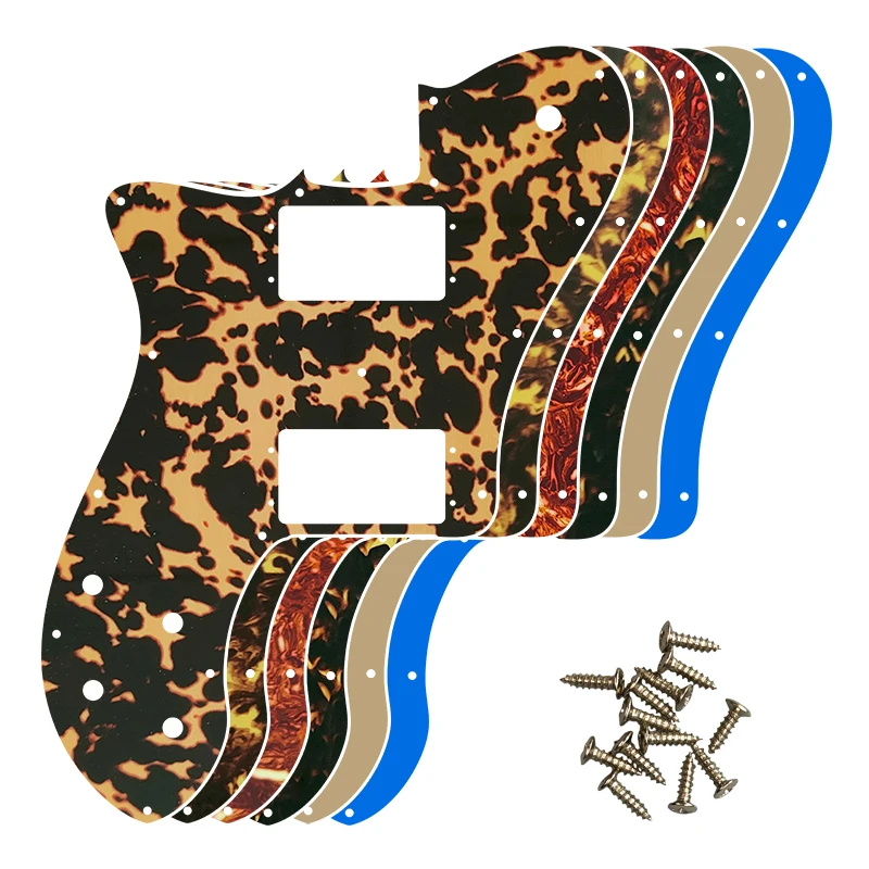 

Fei Man Custom Guitar Parts - For Left Hand US Fd 72 Tele Deluxe Reissue Guitar Pickguard Replacement Multicolor Choice