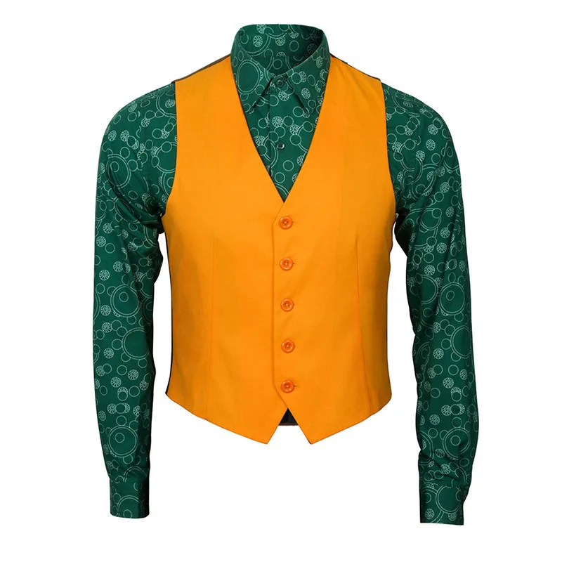 Movie Clown Cosplay Suit Halloween Adult Men COS Costume Adult Role Play Suit Carnival Party Full Set