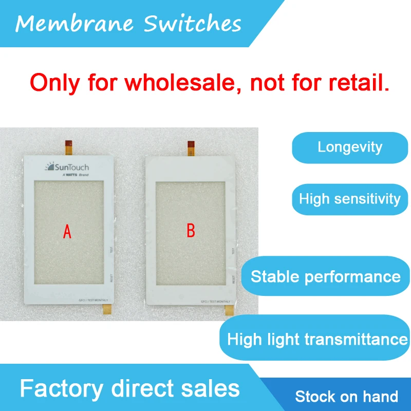 2 Pieces A3485GDSC371 RT-TT35HV-RV -- Touchpad Resistive touch panels Screens