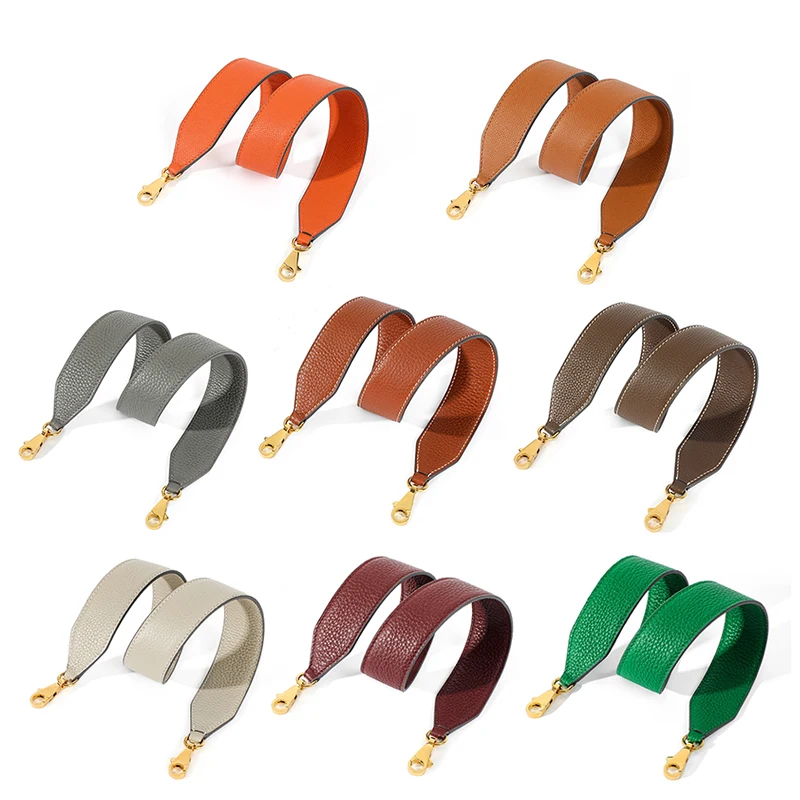68CM Grained Leather Nonadjustable Shoulder Strap For H Kelly Handbag Shoulder Belt For Togo Designer Bag Strap Replacement