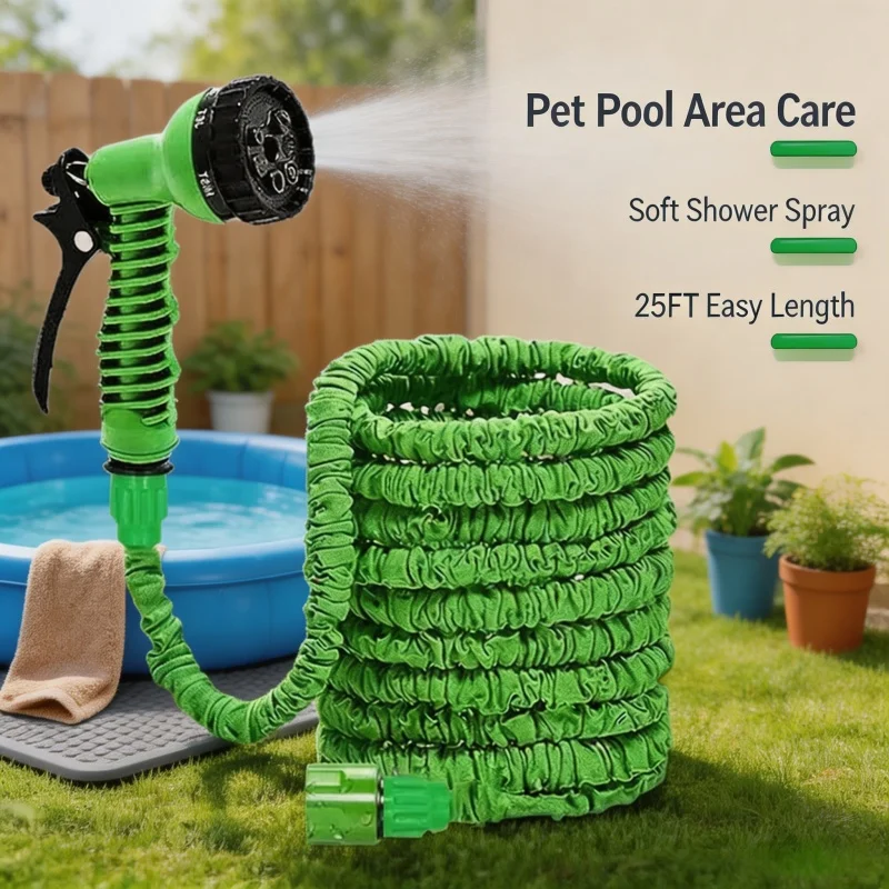 2026 Expandable Magic Hose, High-Pressure Car Wash, 7Water Spraying Functions, Water Gun, Home Garden Watering Hose Garden Hose