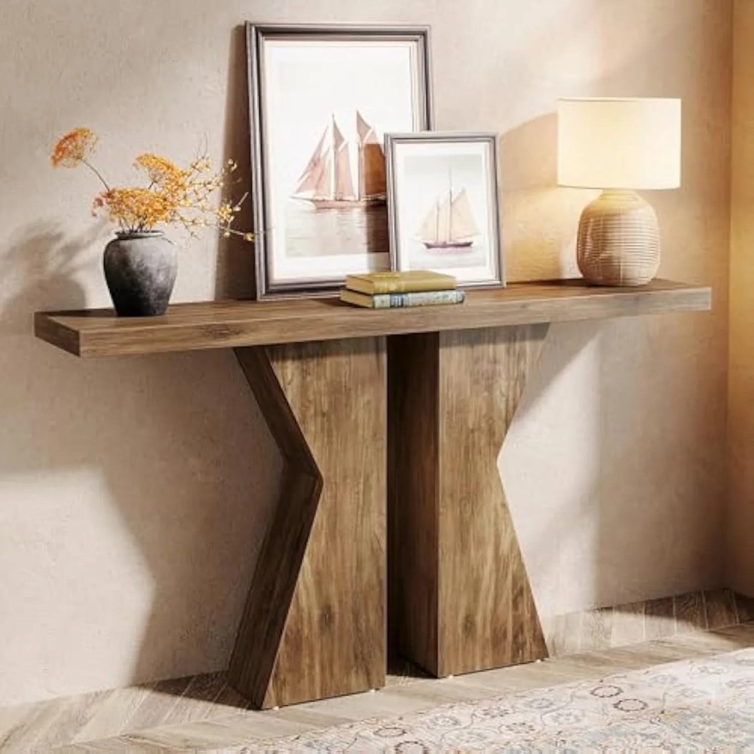 Farmhouse Entryway Table: The Perfect Solution for Small Spaces and Functional Entrances