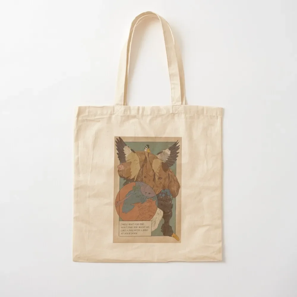 

Phoebe Bridgers Moon Song Bird Lyric Tote Bag Reusable bags Shopper Shopping bags Tote Bag