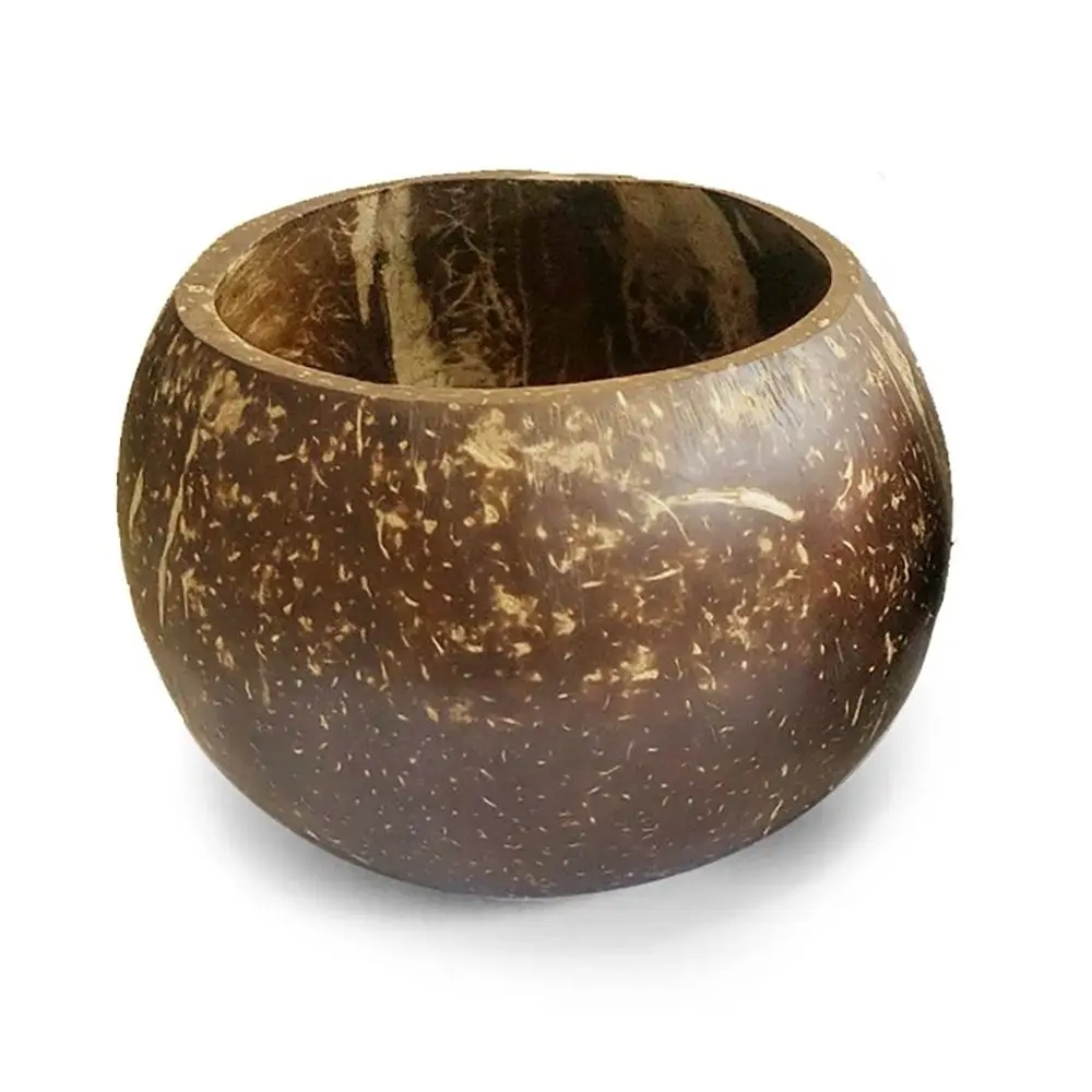 Home Crafts Making Natural Coconut Shell Bowls Wood Creative Candle Bowls Candle Dough Bowl