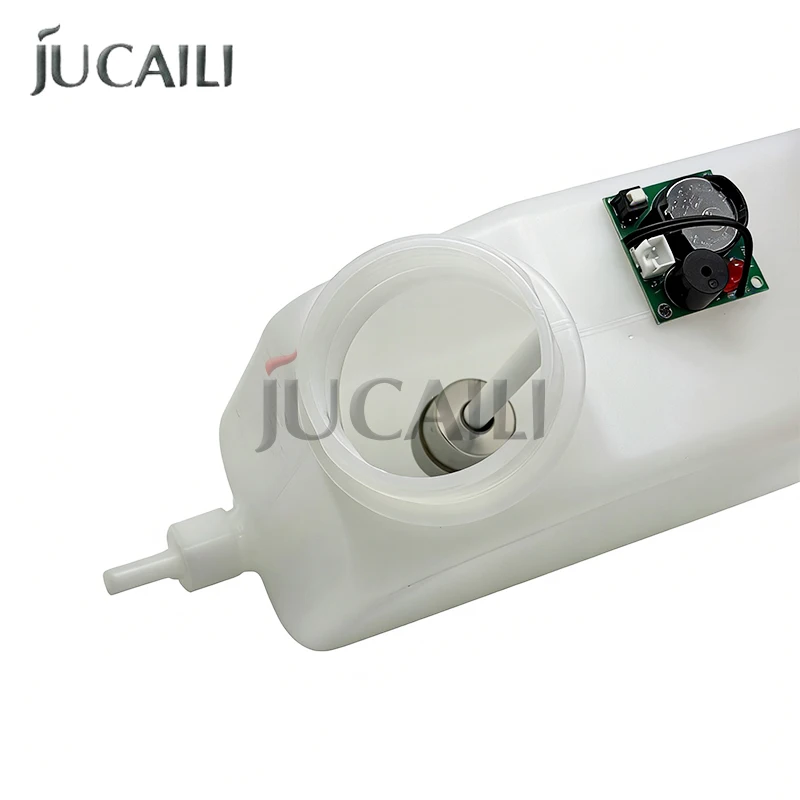 JUCAILI 1.5L Ink Tank with Liquid Sensor Alarm – CISS Bulk Ink System for Large Format Printer – Sub Tank