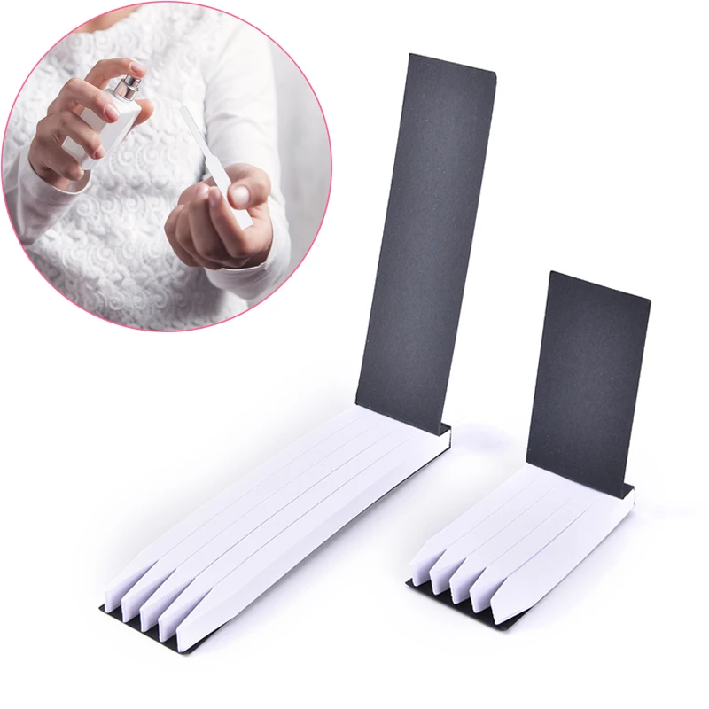 100Pcs/sheet 80/130mm*8mm Aromatherapy Fragrance Perfume Essential Oils Test Tester Paper Strips