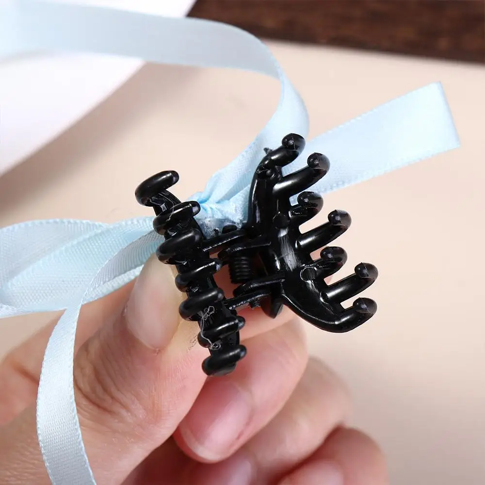 Hair Tie Cloth Ribbon Geometry Shape Bowknot y2k Small Hair Claw Korean Style Headwear Girl Hair Clip Balletcore Bow Hairpin