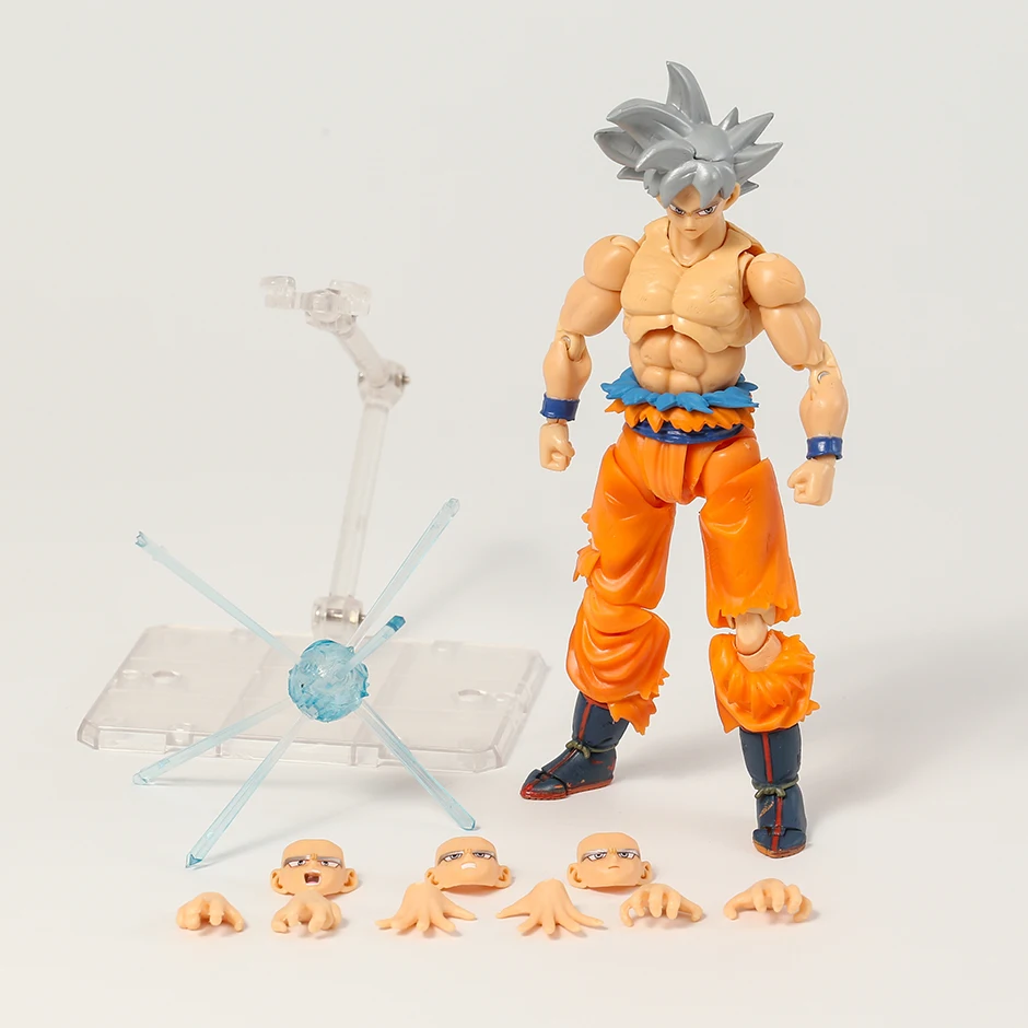 Dragon Ball Super Son Goku Bandai Ultra Instinct Sign SHF Action Figure Toy