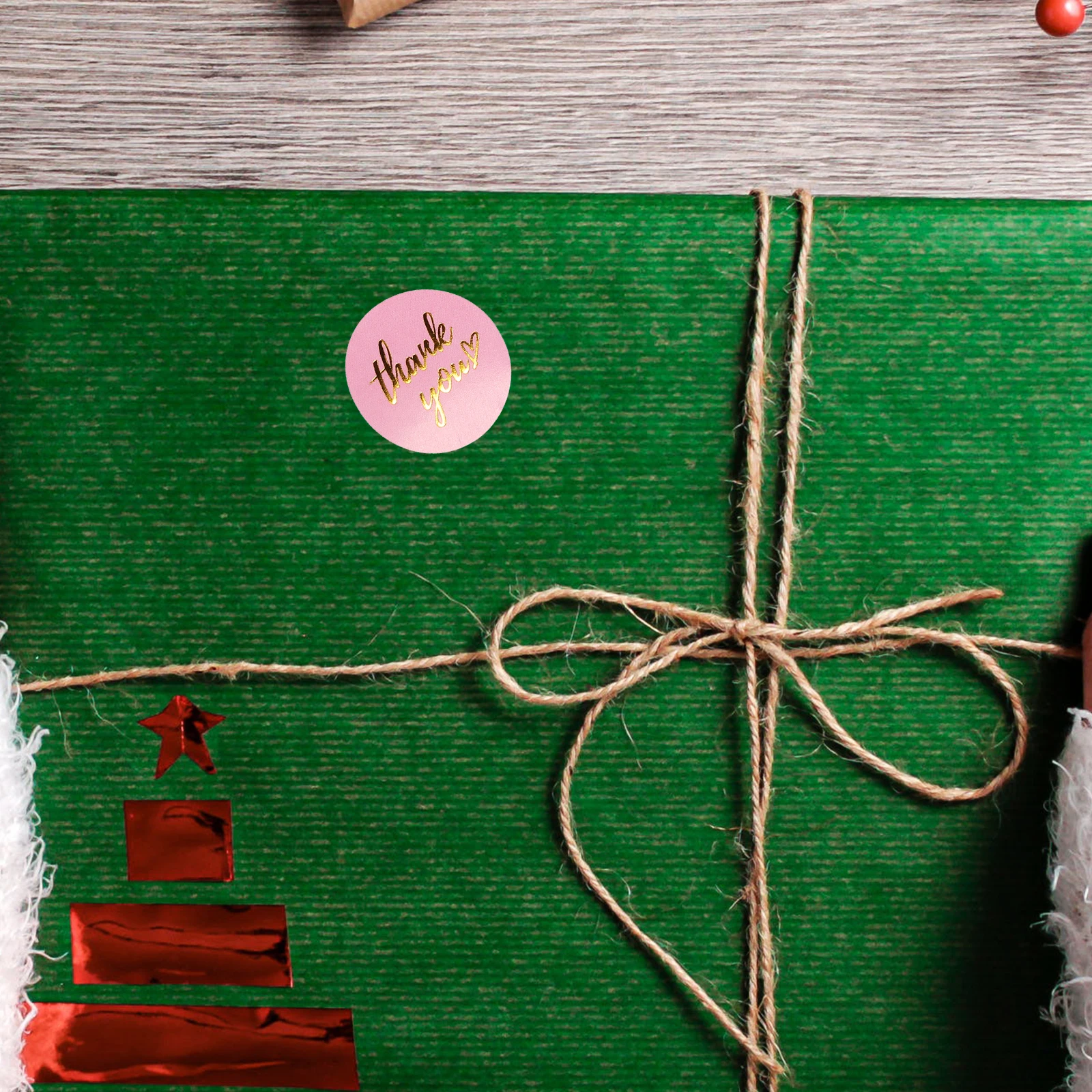 ملصقات شكر ذاتية اللصق على شكل لفافة لتزيين أكياس الهدايا وصناديق الحلوى والمخبوزات وتغليف الهدايا