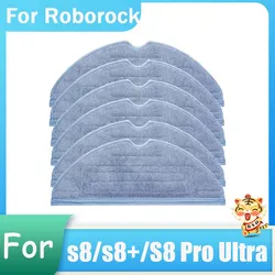 Mop Pads For Roborock S8/S8 Plus/S8+/S8 Pro Ultra/G20 Robot Vacuum Cleaner Consumables Rag Spare Parts Mop Cloths Accessories