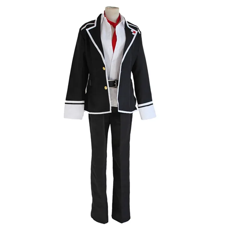 Anime Diabolik Lovers Sakamaki Ayato Cosplay Costume School Uniforms Halloween Party Wear Outfit Blazer Pants Tie Belt And Wig