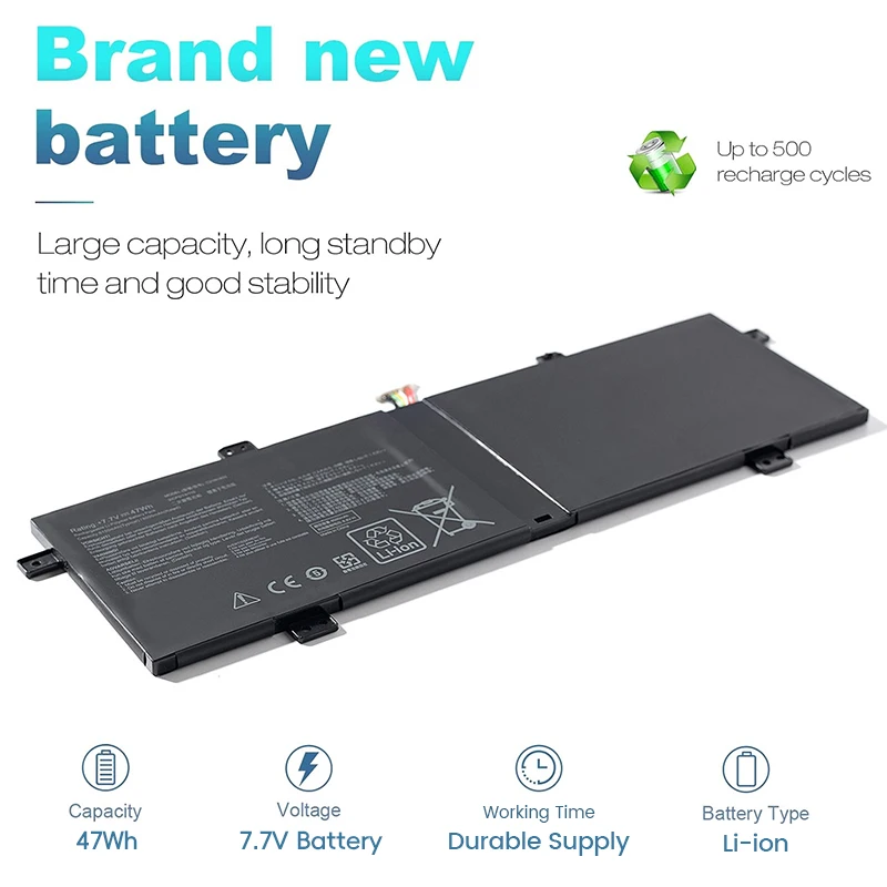 SOMI C21N1833 Battery For ASUS ZenBook 14 UM431 UM431DA-AM020T UX431 UX431FA UX431FN UX431DA UX431FN-AN002T Laptop Battery