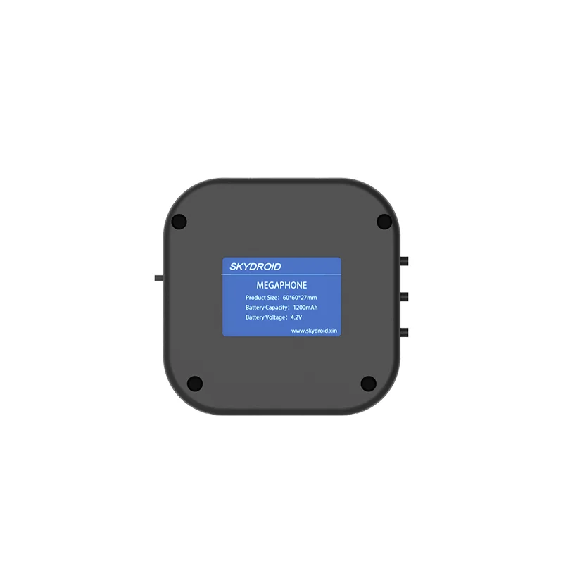 SKYDROID Mini-megafoon: 3 km lange afstand, onafhankelijke communicatie, draagbaar met 10-uur batterij voor gebruik buitenshuis