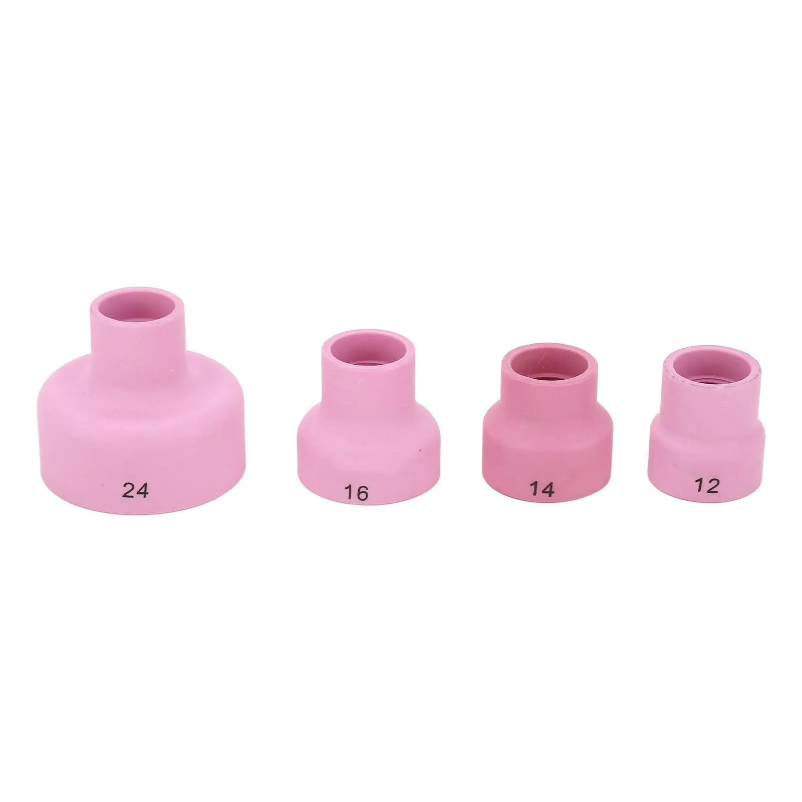 2.4mm Ceramic TIG Cup Kit - High Temp Resistant, Uniform Gas Output, Labor-Saving for alloy Welding