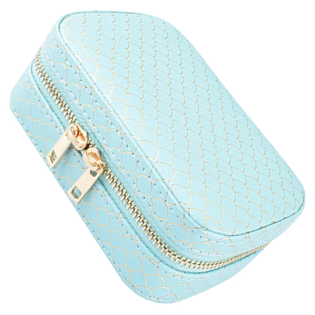 

Portable Travel Jewelry Organizer Portable Organizer Pink Case for Necklace Jewelry Box Ring Earring Bracelet Storage