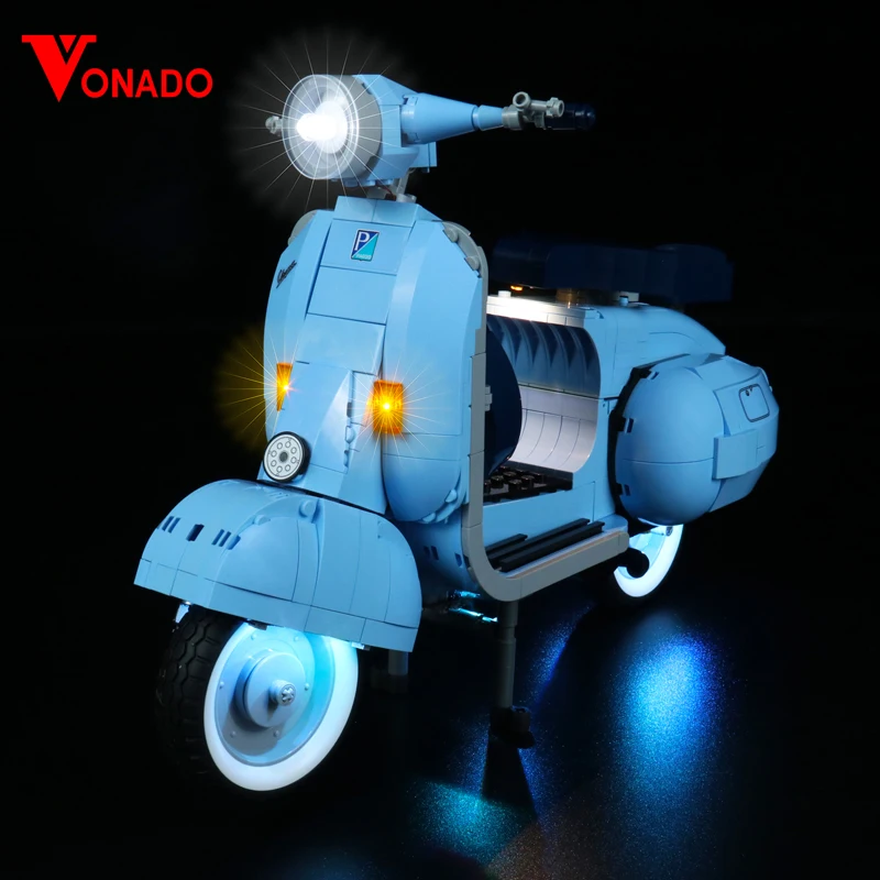 

Vonado набор со светодиодный Ной подсветкой для 10298 Vespa 125 набор оссветильник ительных приборов для коллекционных кирпичей, не входит в комплект строительной модели