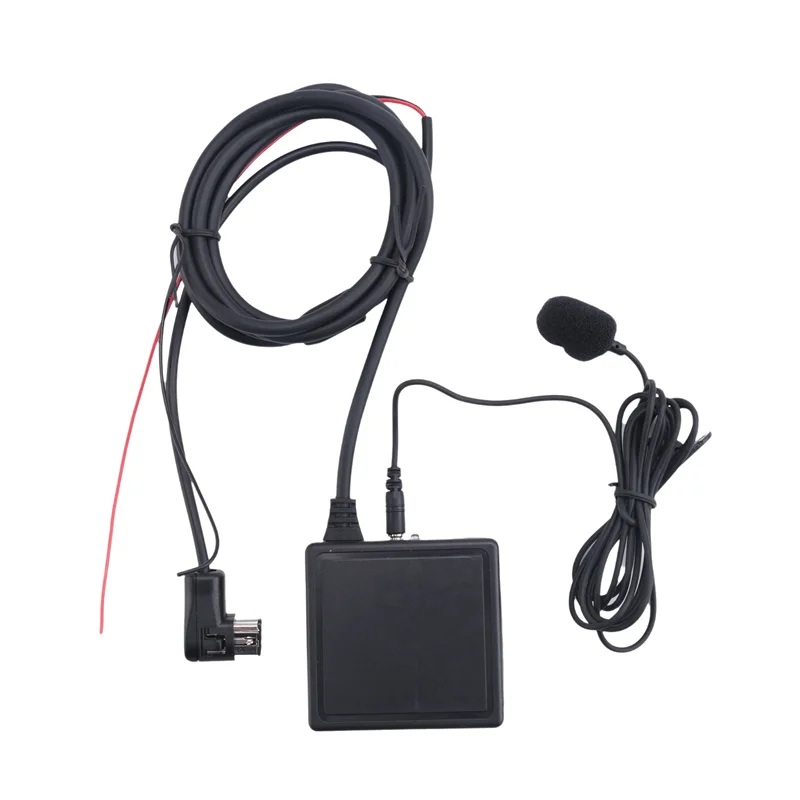 ABHX-Car Bluetooth 5.0 AUX USB Music Adapter Wireless Audio Cable Microphone Adapter For Pioneer Radio P99 P01 IP-BUS