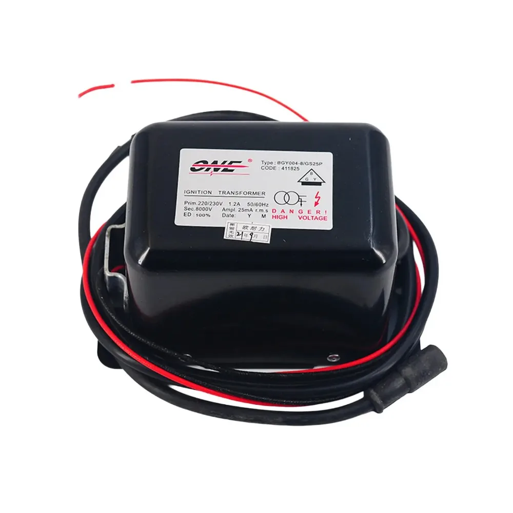 BGY‑004/GS25P Ignition Transformer 16KV High‑Voltage Ignition Coil, Spark Generator for Oil Gas Burner Boiler Ignition System