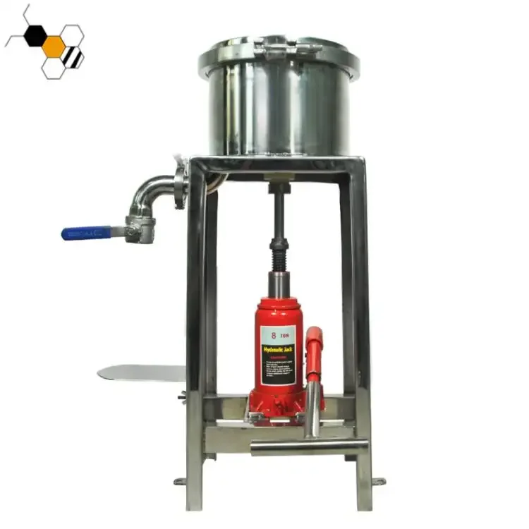 

For 304 Stainless Steel Wax Presser Honey Capping Press Honey Wax Separator Manual Bee Wax Pressing Machine