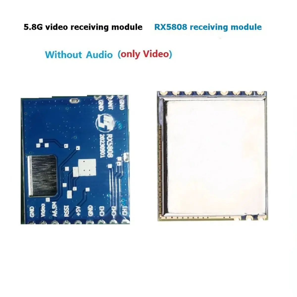New Electronics 5.8Ghz RX5808 Wireless Audio Video Receiver Module Audio Video Receiver Module SPI Mode Without Audio