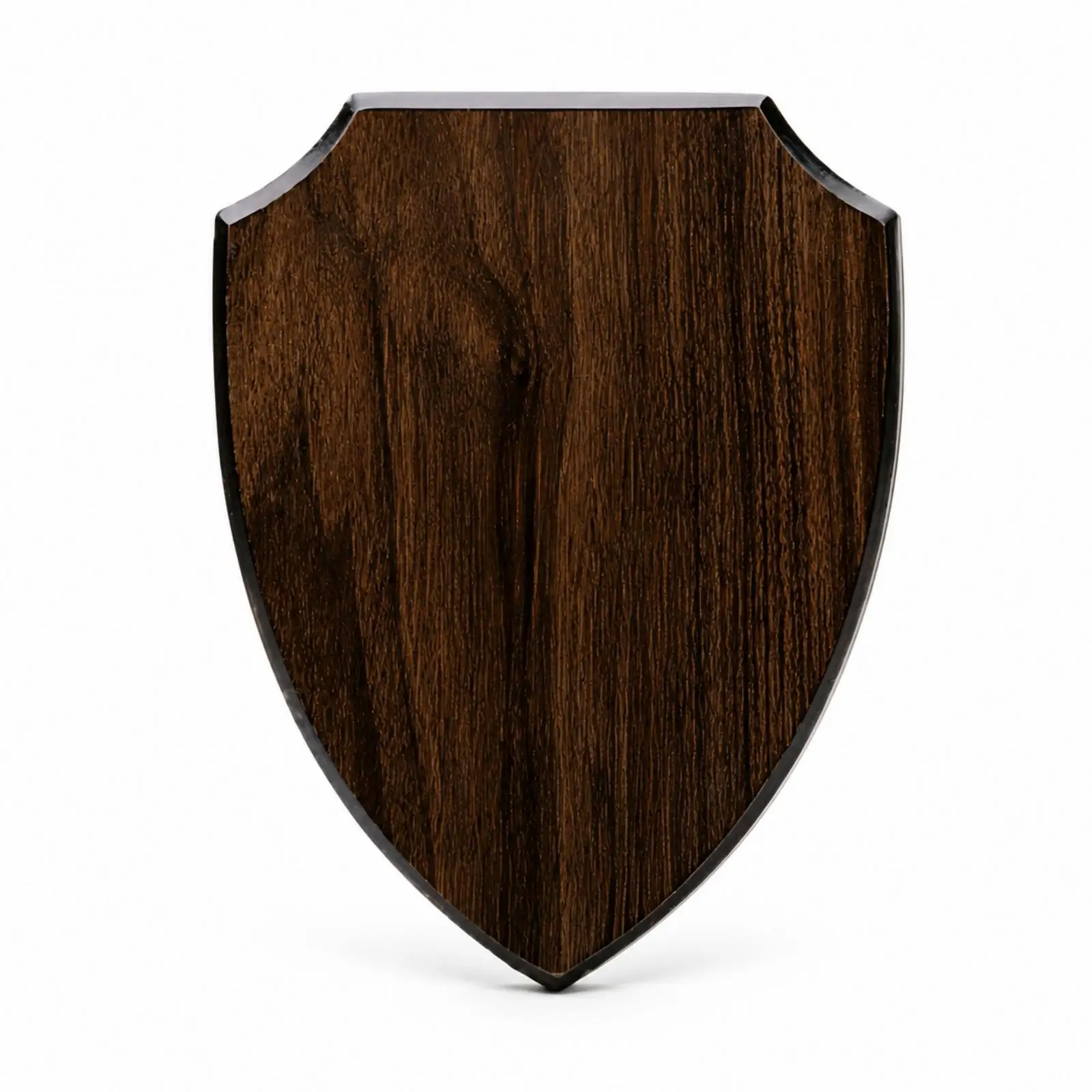 Engraved Style Plaque Frame for Achievement Display Customizable Wood Base for Business Office Decoration