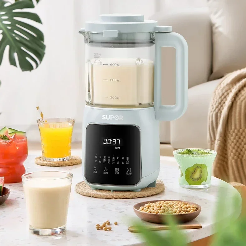 Haushalt vollautomatische Sojamilchmaschine kleine Mini-Küchenmaschine Entsafter Multifunktions-Bass-Wandbrecher