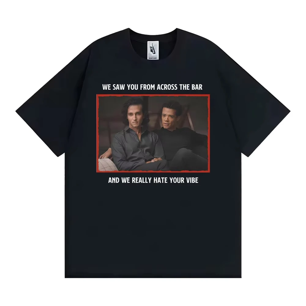 Camisetas Loumand Hate Your Vibe Louis Armand Interview with The Vampire IWTV para Homens e Mulheres, Camiseta Vintage Oversized Confortável, Streetwear