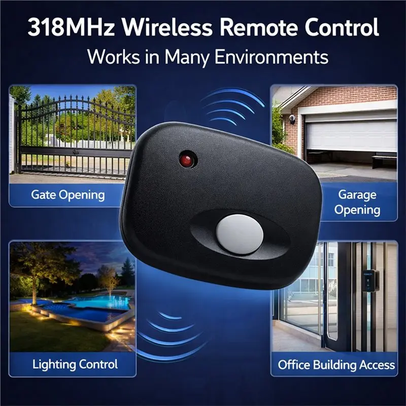 Garage Door Opener Remote 318Mhz For Linear Megacode MCT-1/MCT-11/MCT-3 For LD033 LD050 LS050-Y47A