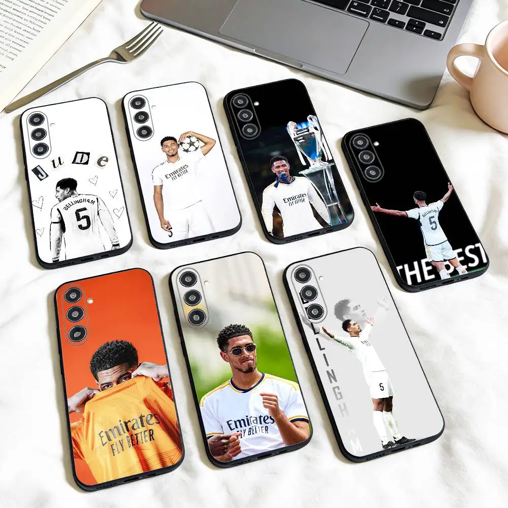 Midfield J-Jude B-Bellingham   phone Case For Samsung Galaxy A73,A72,A71,A70,A53,A52,A51,Others Soft Black Shell