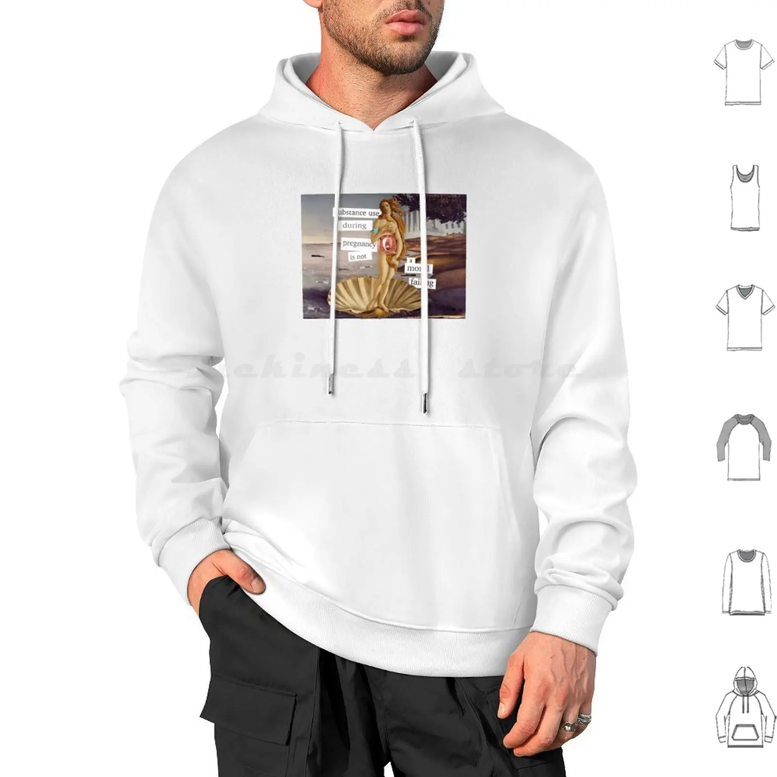 

Толстовки премиум-класса «Рождение Венеры» с длинными рукавами для снижения вреда Naloxone Drugs Narcan Activism War On Drugs Advocacy