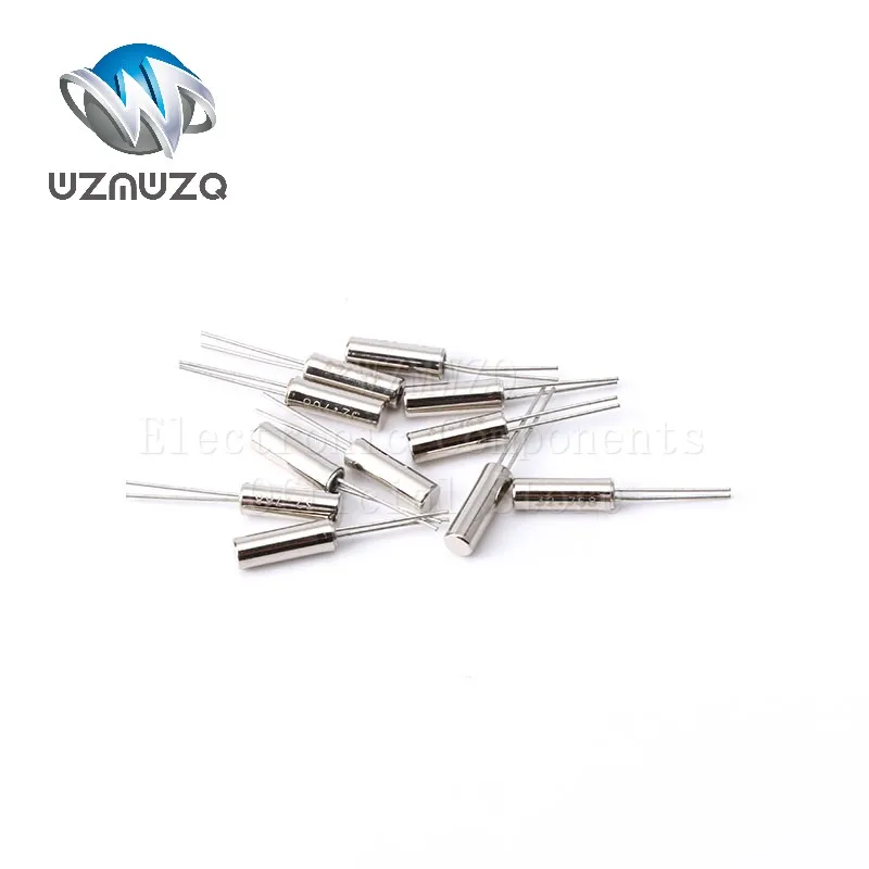 10PCS/Lot 32.768 KHZ 32.768K 3*8mm Cylinder Quartz Resonator 32.768KHZ Oscillator Quartz Crystal  12.5pF ±10ppm