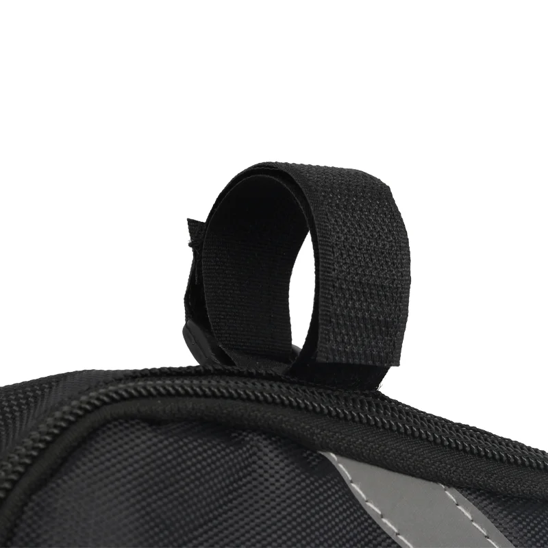 Bicycle Bag With Reflective Strip Mountain Bike Front Tube Frame Bags Waterproof Durable MTB Triangle Pouch Cycling Accessories