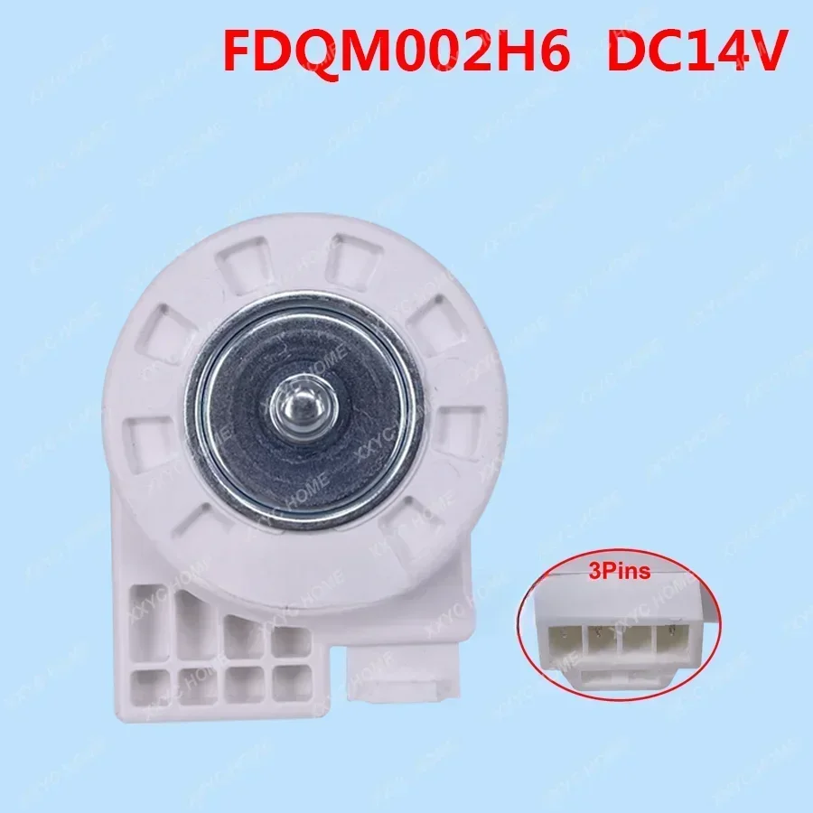 100% nuevo para motor de ventilador para refrigerador congelador DC14V FDQM002H6 motor