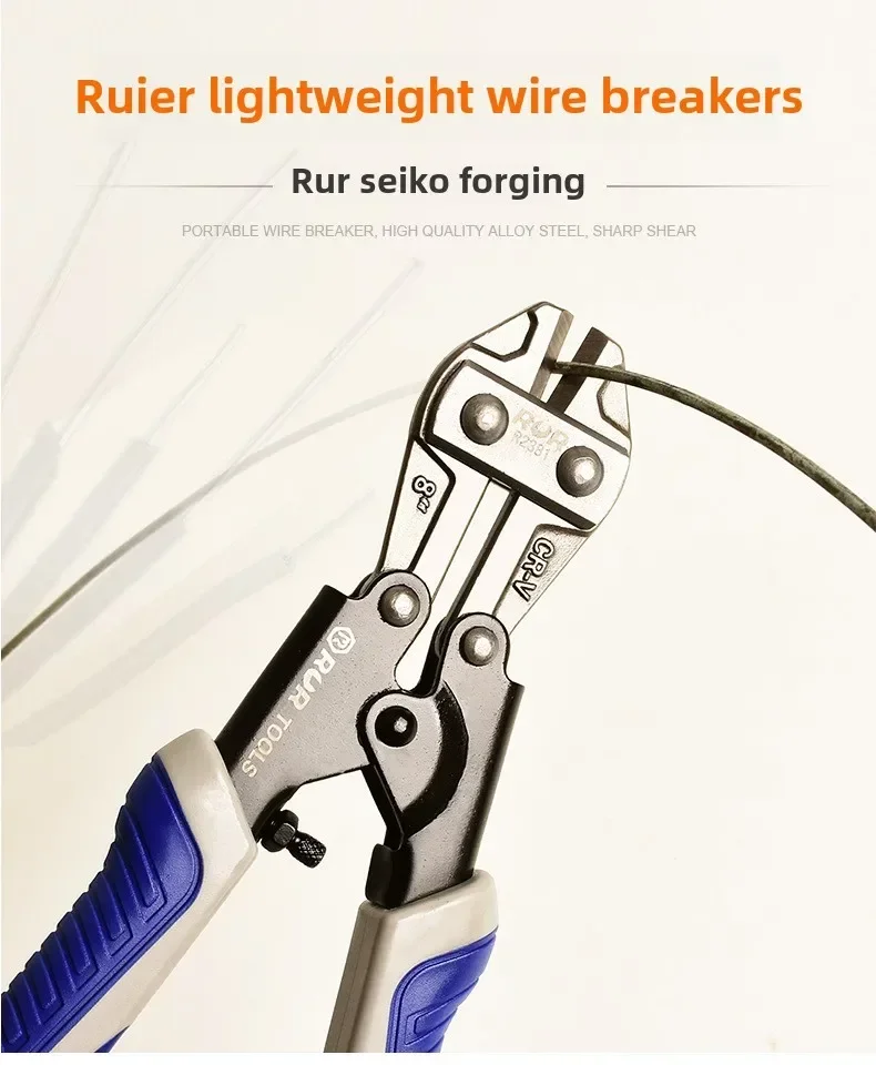 Wire Breaker Scissors Steel Bar Cutting Pliers Multi-functional Labor-saving MINI Wire Shears Vigorously Cutting Wire Pliers