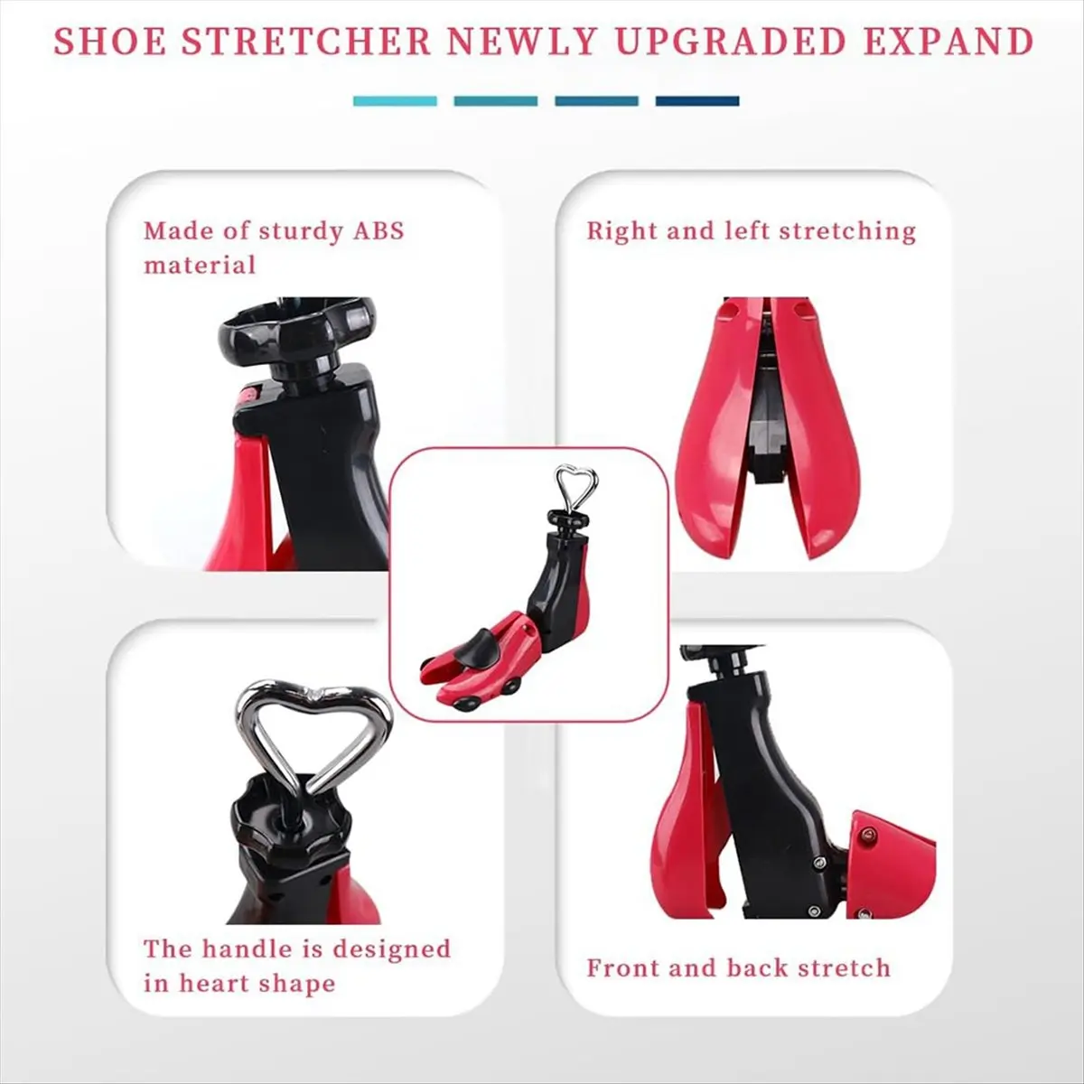 Shoe Stretcher Women, Boot Stretcher Wide Feet, 4 Way Adjustable Shoe Stretcher.(for Women Size 7-12,Men'S 6-11)-A63M view 4