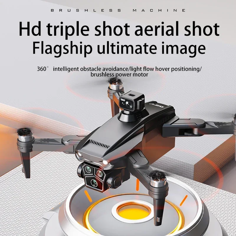 LYZRC L103 MAX GPS Brushless Motor Drone Professional HD Dual Camera 360° Laser OAS 5G Wifi FPV Foldable RC Aerial Helicopter