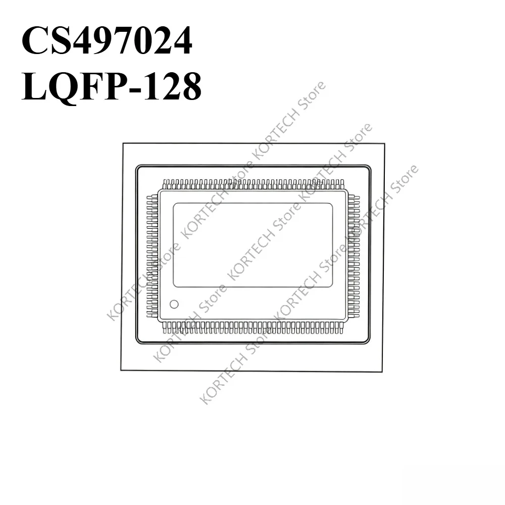 オリジナルcs497024-cvz-cs497024-lqfp-128-qfp128オーディオicチップ