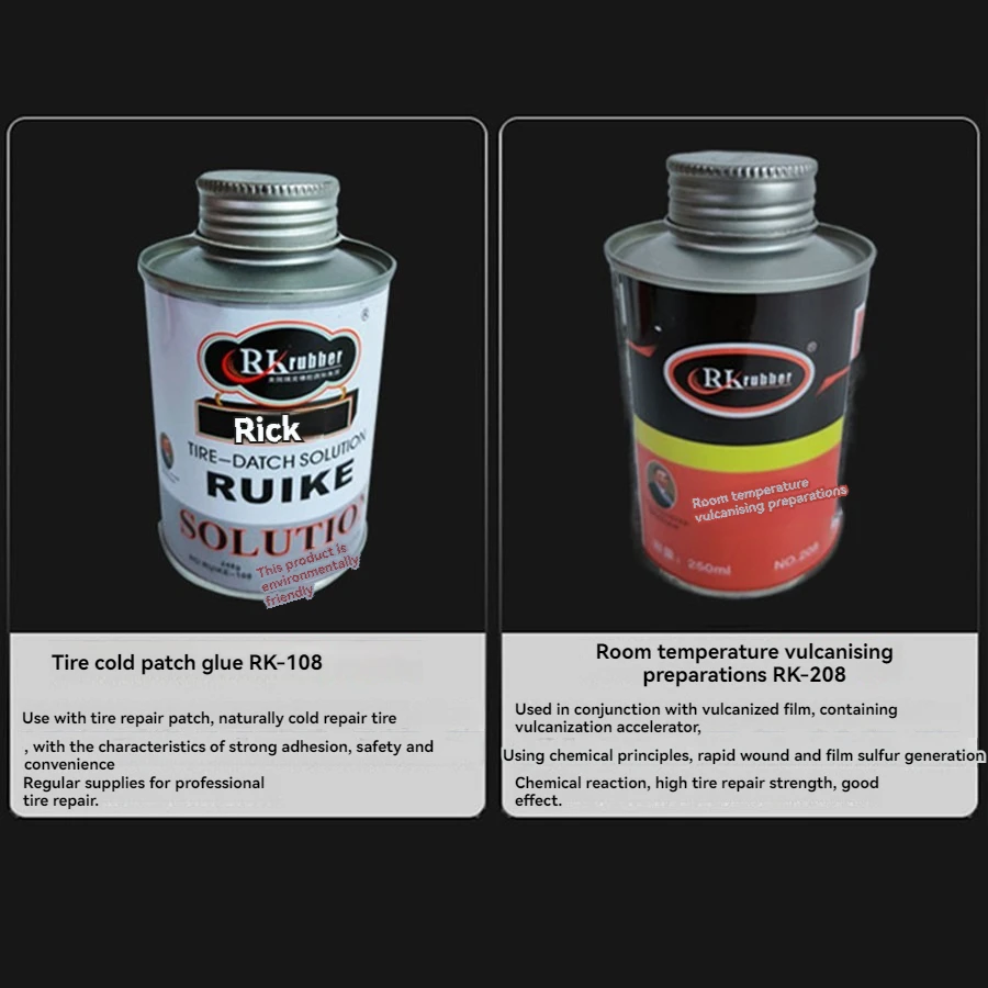 230ml 250ml Room Temperature Vulcanizing Agent Vacuum Tire Repair Glue Cold Repair Glue Tire Repair Glue