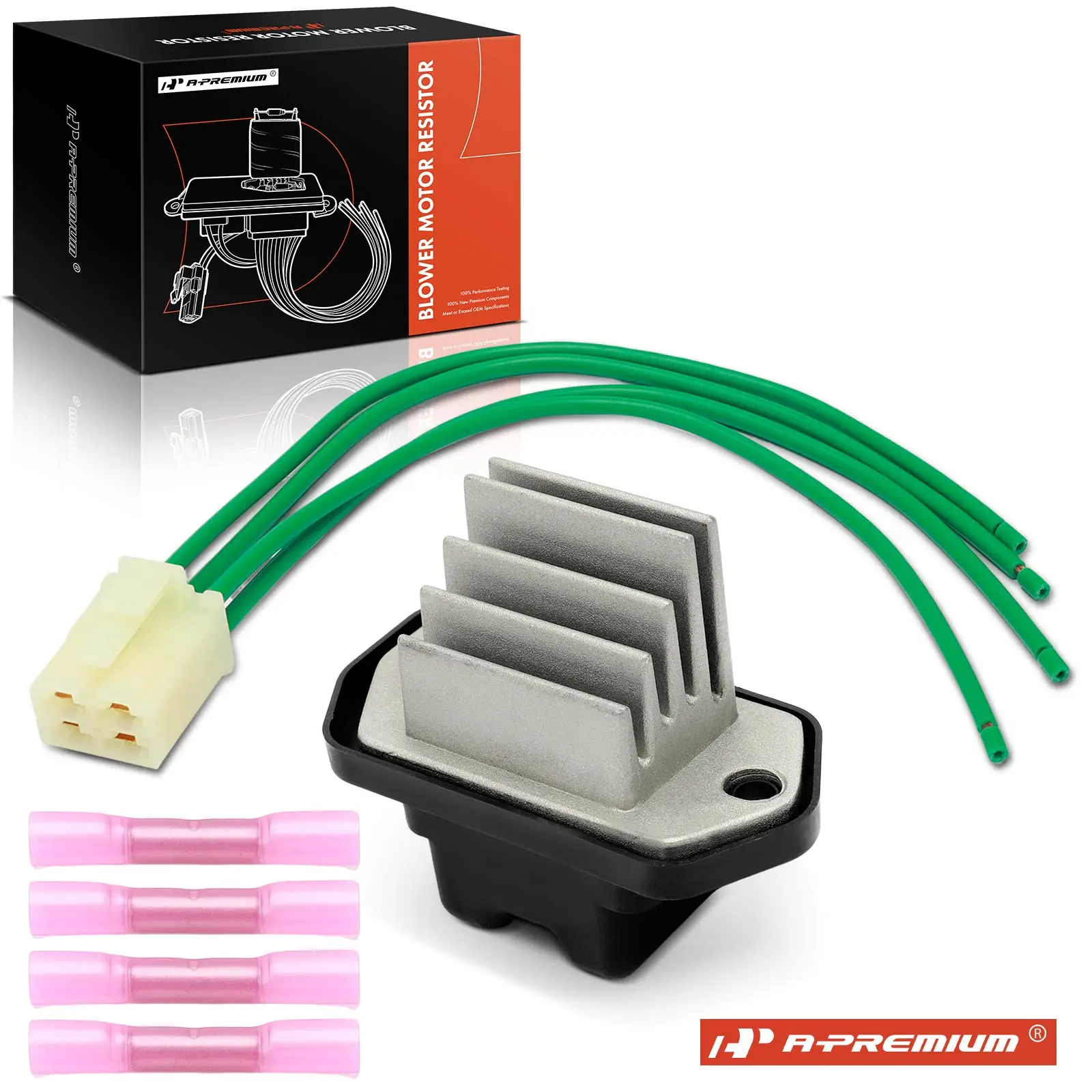 A-Premium Heater Blower Motor Resistor for Honda Accord 2003-2007 Acura TL 2004-2008 RSX 2002-2006