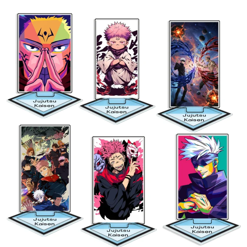 

15cm Standing Sign for Jujutsu Kaisen Season 3 Gojo Satoru Acrylic SelfMade Cartoon Anime Desktop Decoration Toy Fans Gift
