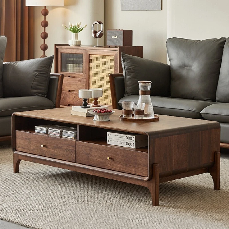 

New Chinese Style Hotel Coffee Tables Wooden Fashion Office Coffee Tables Restaurant Nordic Home Furniture Stolik Kawowy Lscj