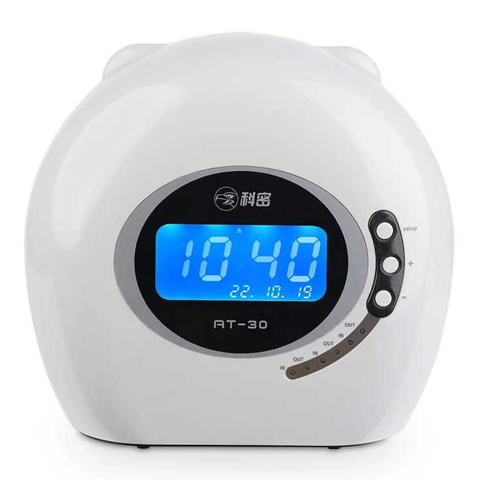 Time Recording Punch Card Thermal Time Recorder Machine with Digital Screen